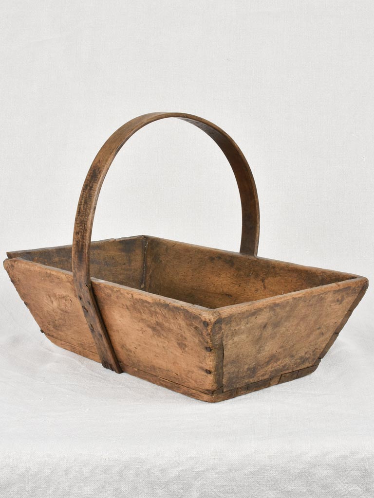 Vintage French wooden trug 17¼"