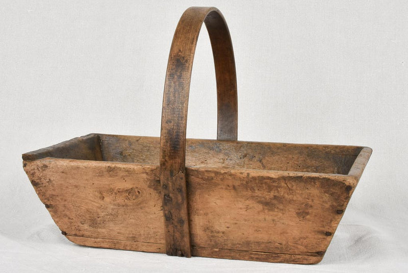 Vintage French wooden trug 17¼"