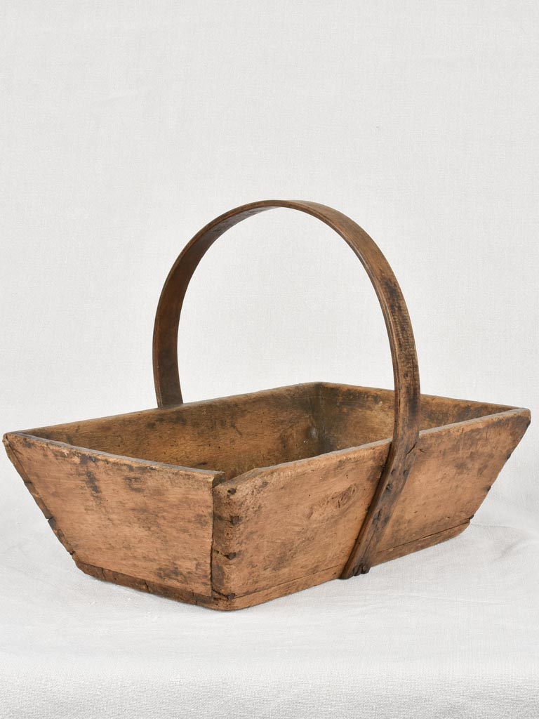 Vintage French wooden trug 17¼"