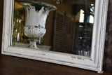 Very large 19th Century French mirror with white patina 67" x 43¼"