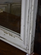 Very large 19th Century French mirror with white patina 67" x 43¼"