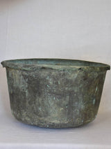 Large 19th century French copper planter from a winery in Burgundy