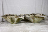 Pair of large handkerchief Willy Guhl garden planters 1950's 33½"