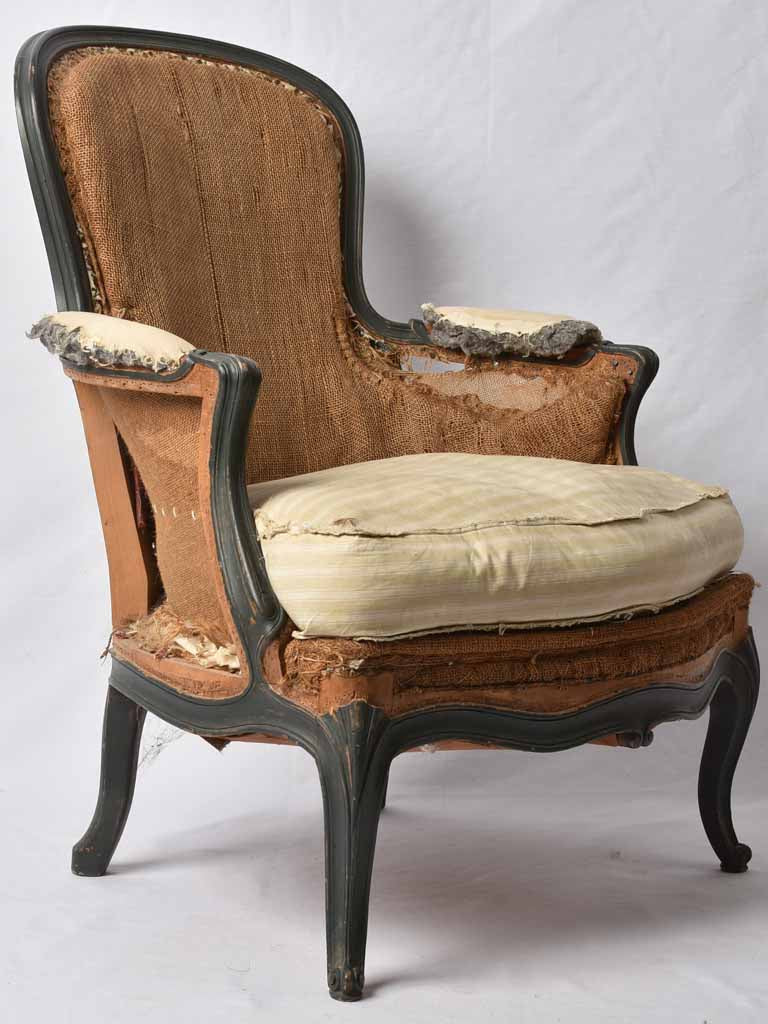 Aged French Louis XV style chair