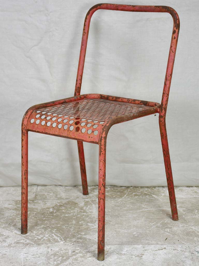 1950's Outdoor chairs original red finish