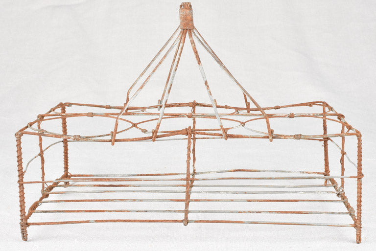 Early twentieth-century wire basket