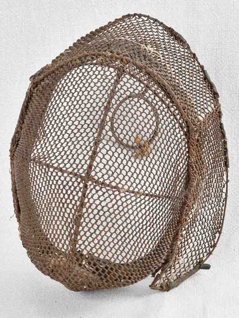 ANTIQUE FRENCH FENCING MASK 10¾"