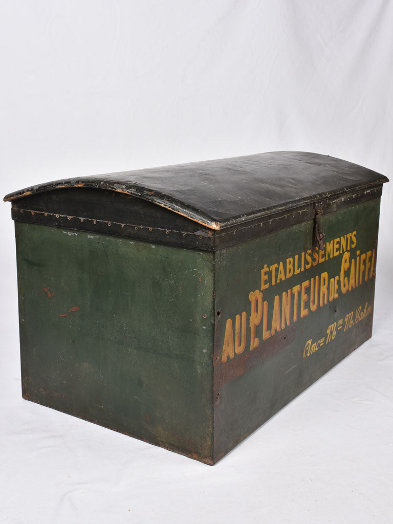 Aged Huge French Delivery Chest