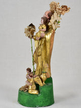 19th-century Santibelli sculpture of Saint Joseph 15¼"