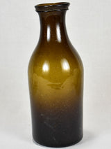 Dark green Trinquetaille glass preserving bottle 14½"