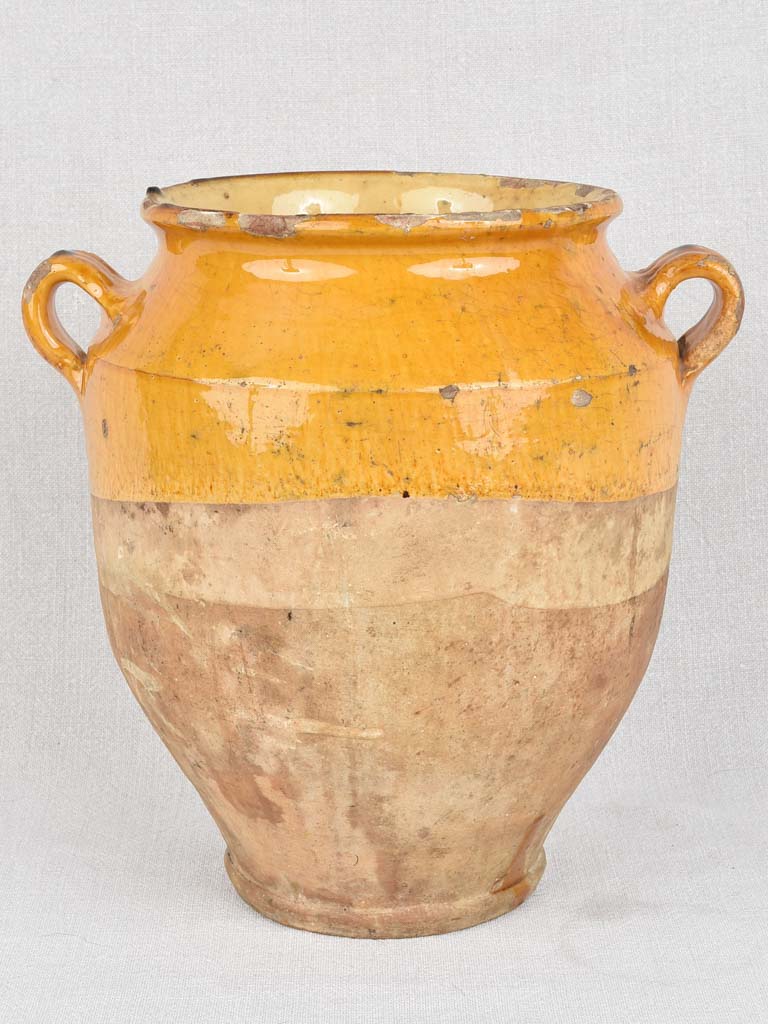 Confit pot, southwest France, 11¾", antique