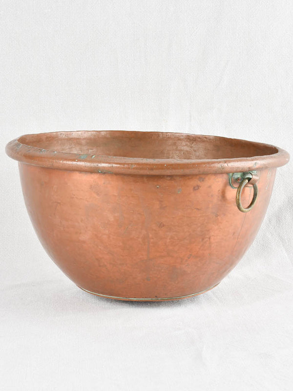 19th century French copper pot 15¾"