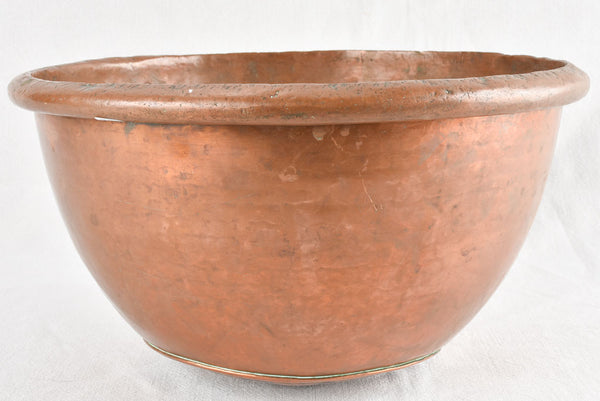 19th century French copper pot 15¾"