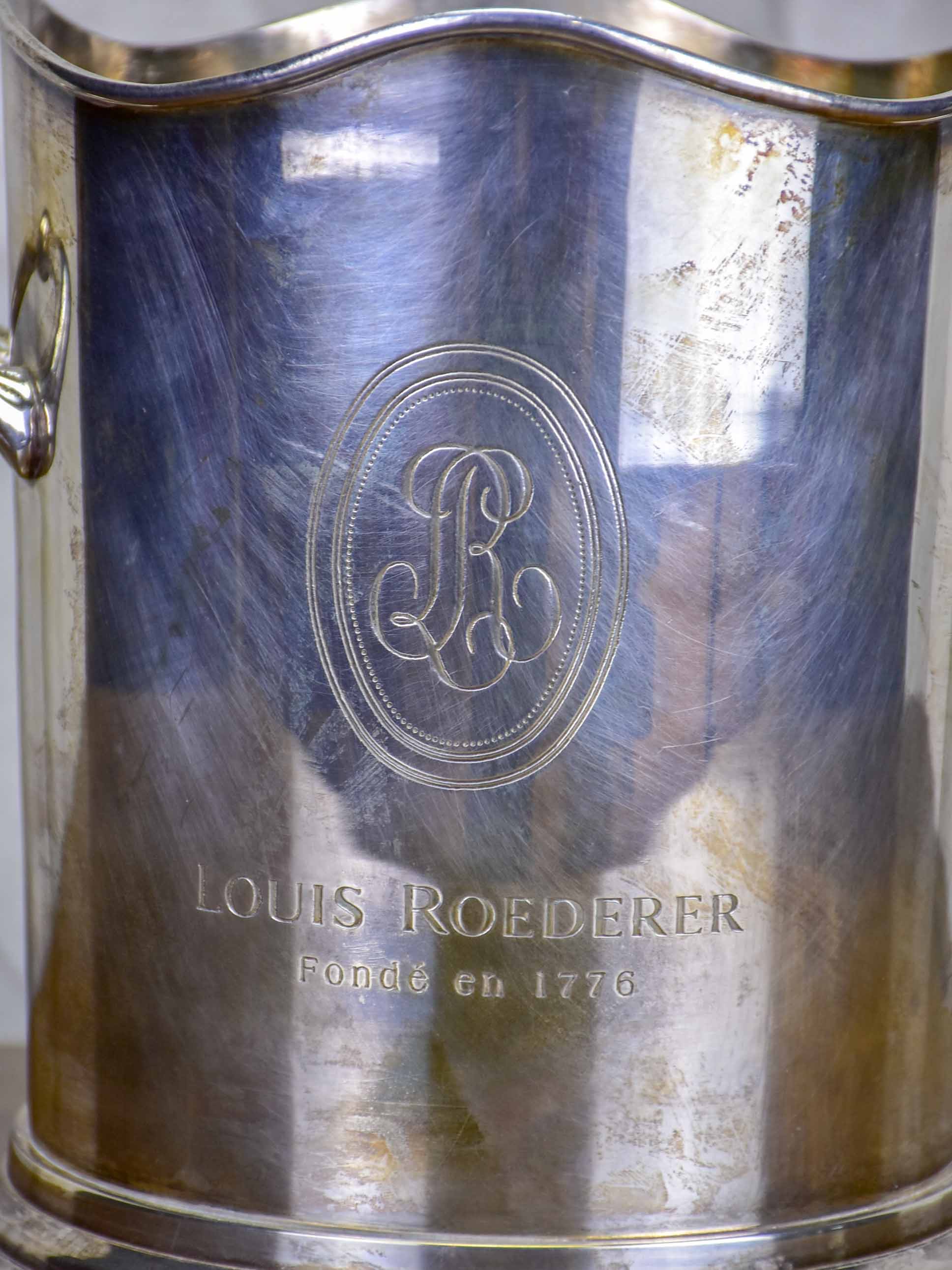LOUIS ROEDERER - Rafraîchisseur à champagne - Aluminium LOUIS ROEDERER - Rafraîchisseur à champagne - Aluminium