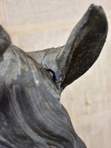 19th century French zinc horse head