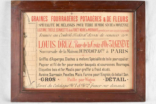 Twentieth Century Louis Druz Store Sign