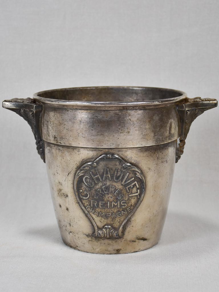 1930s G.CHAUVET frères REIMS champagne bucket 8"