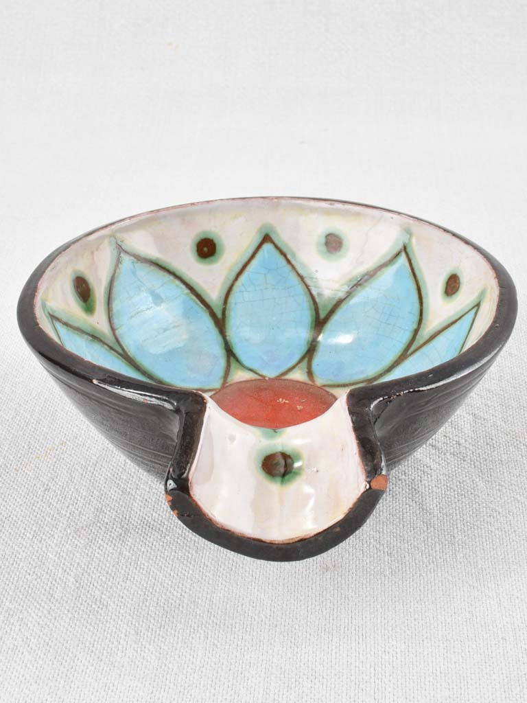 RESERVED CK Bowl with blue flower - St Vicens