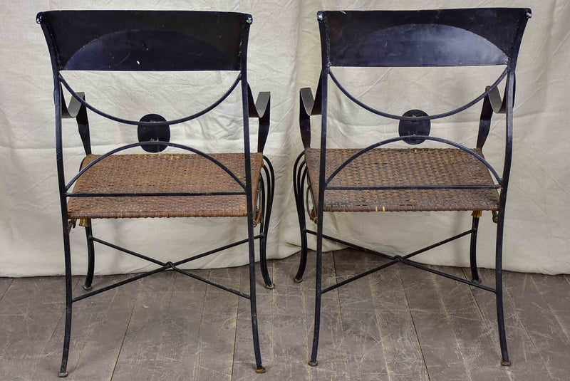 Pair of 1980's Parisian armchairs