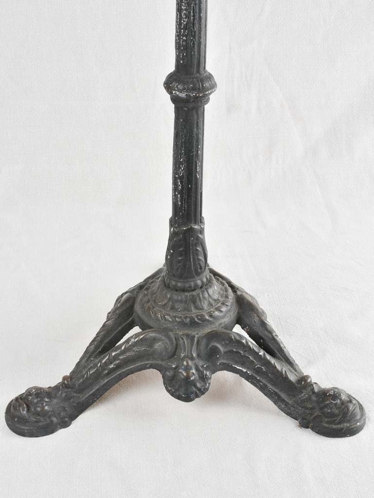 Antique French marble bistro table