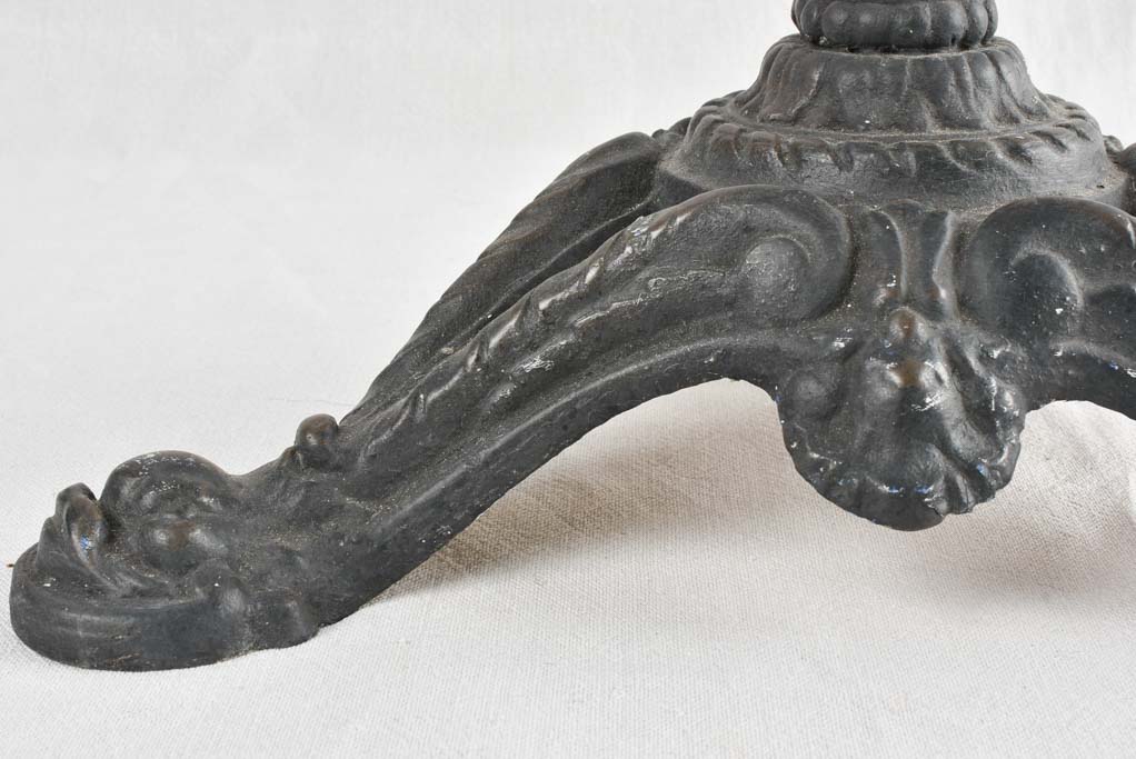 Antique French marble bistro table