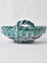 Decorative Vallauris ceramic fruit bowl
