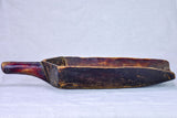 Rustic primitive measuring shovel wooden scoop