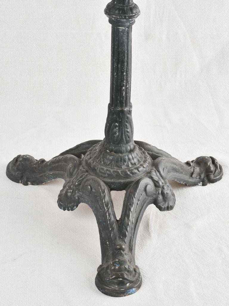 Antique French marble bistro table