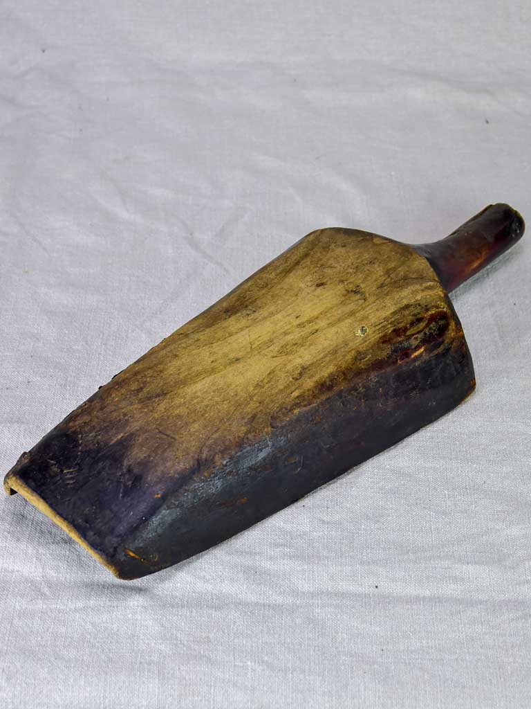 Rustic primitive measuring shovel wooden scoop