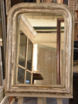 Silver frame Louis Philippe mirror – 19th century
