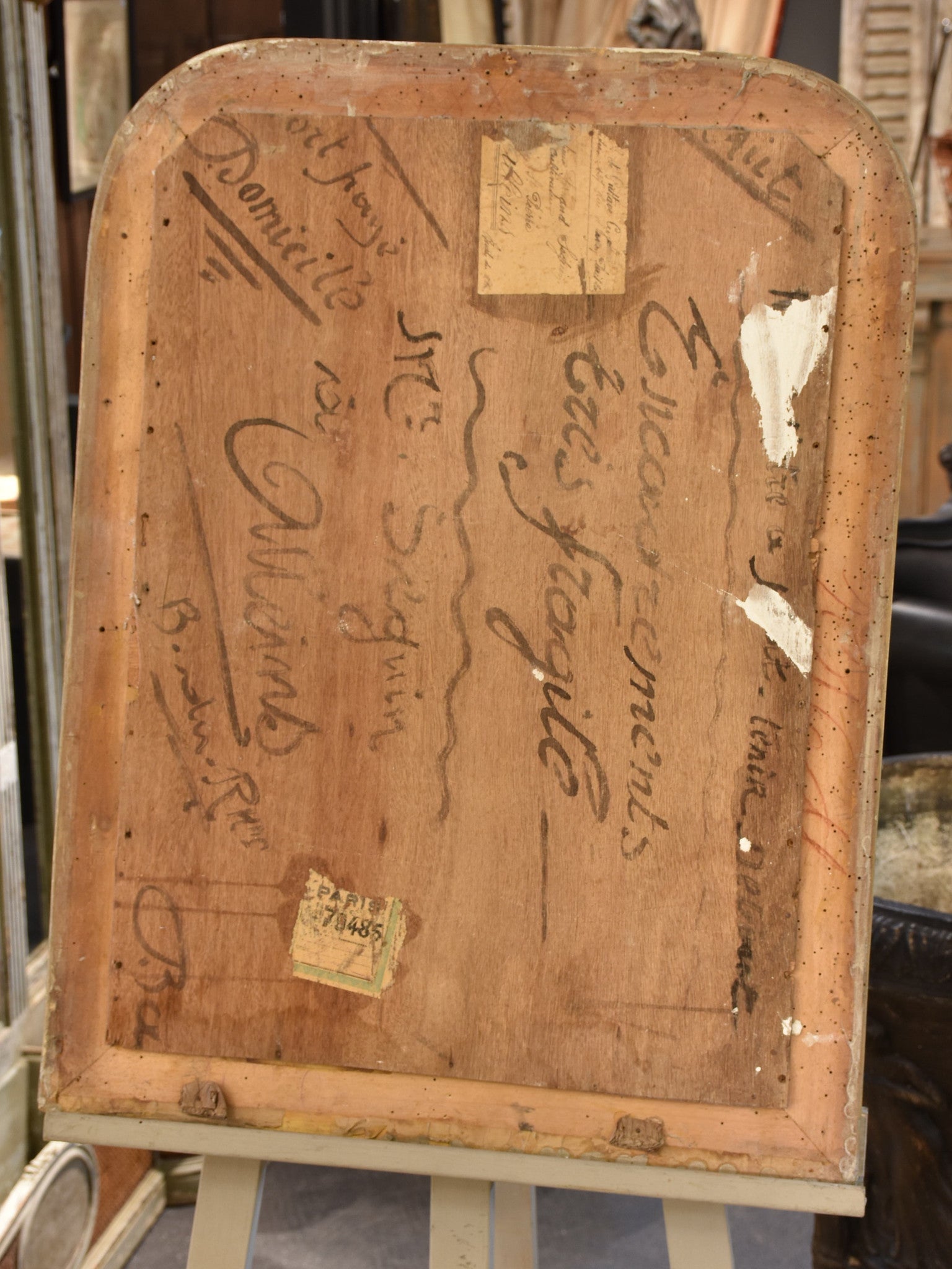 Silver frame Louis Philippe mirror – 19th century
