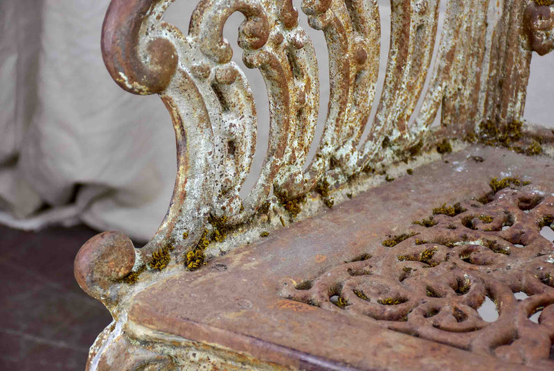 Late 19th Century English garden bench - cast iron