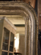 Silver frame Louis Philippe mirror – 19th century