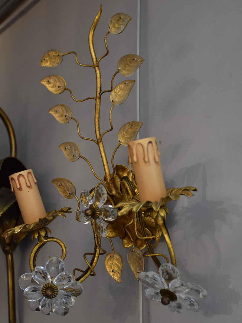 Pair of Maison Baguès wall sconces