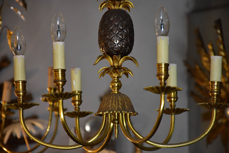 Vintage pineapple chandelier attributed to Maison Charles – Chez Pluie