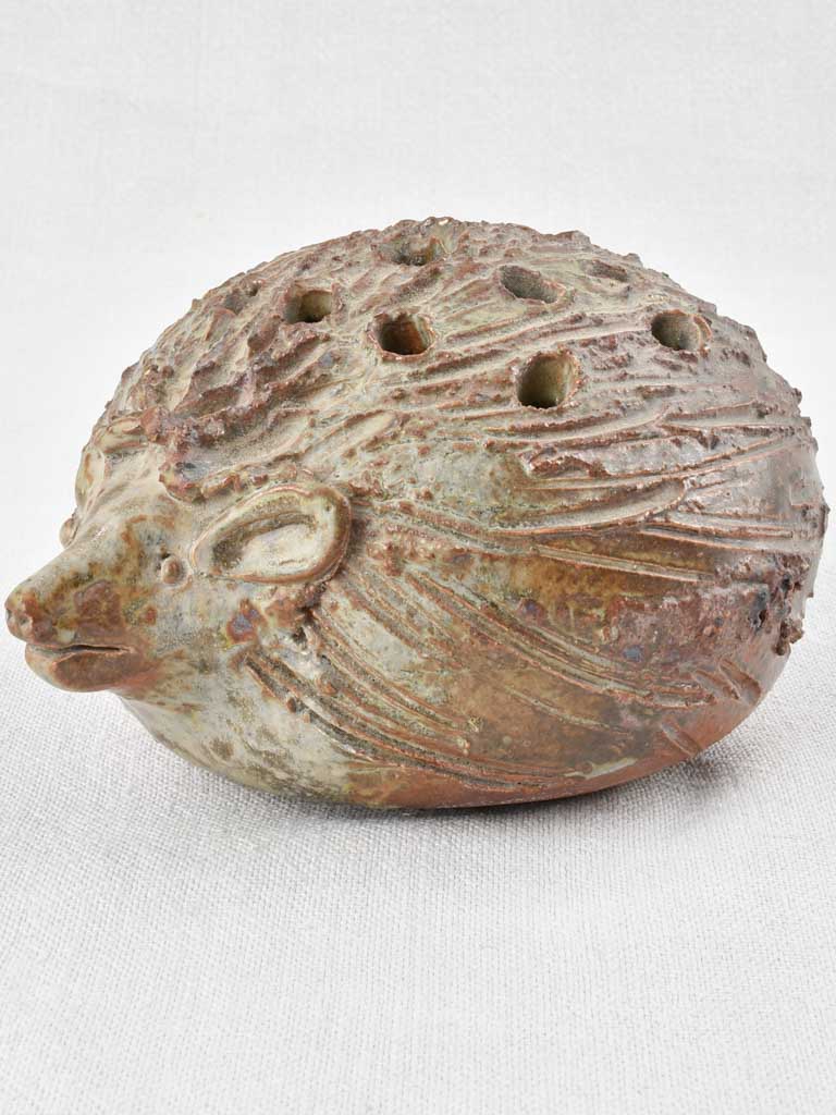 Hedgehog sculpture vase - Jacky Coville (1936 - )