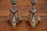 Pair of 19th century French church candlesticks
