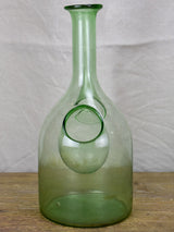 Antique French glass pouring bottle