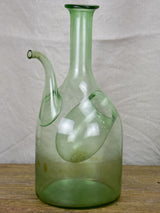 Antique French glass pouring bottle