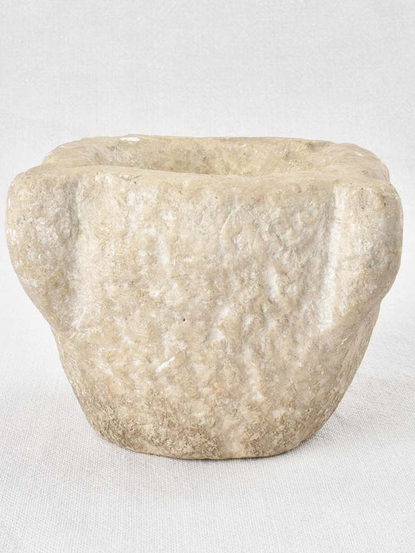 Antique mortar carved from marble 7½"