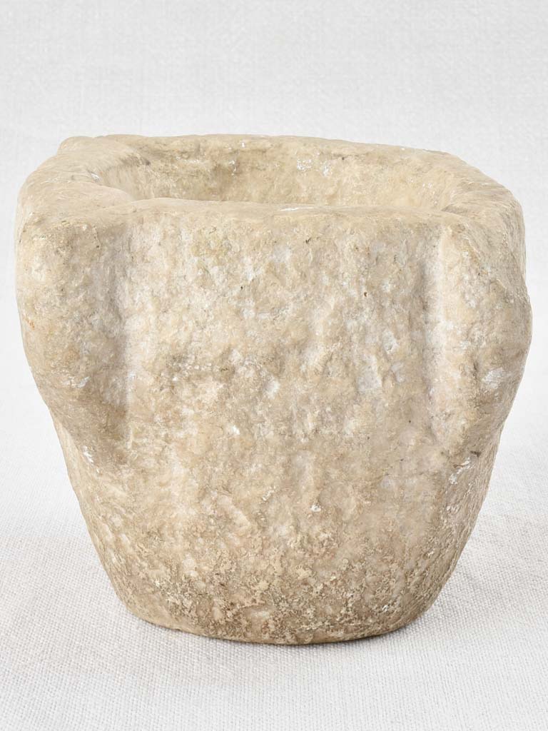 Classic Vintage Aged Marble Mortar