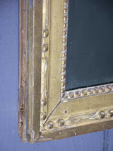 Louis XVI mirror with gilded frame and mercury glass
