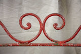 Antique French marble butcher's table