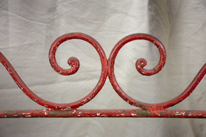 Antique French marble butcher's table