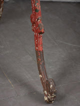 Antique French marble butcher's table