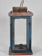 Antique French shepherd's lantern 12½"