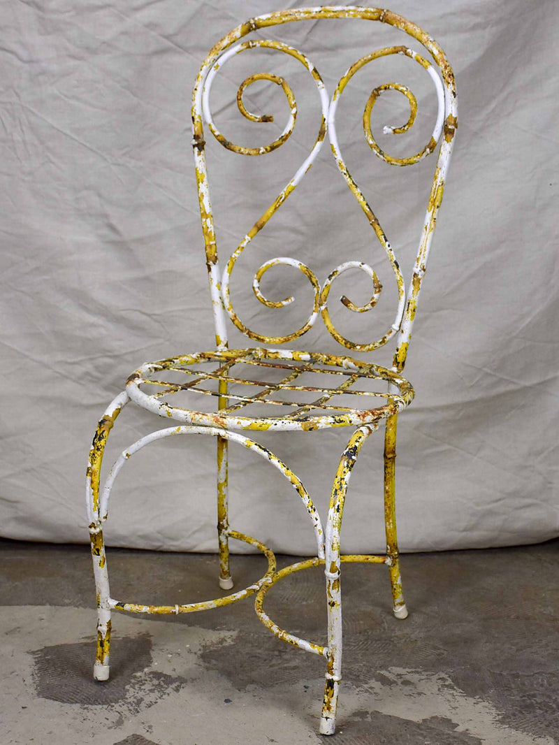 Five French garden chairs - 1940's
