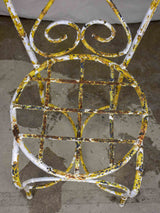 Five French garden chairs - 1940's