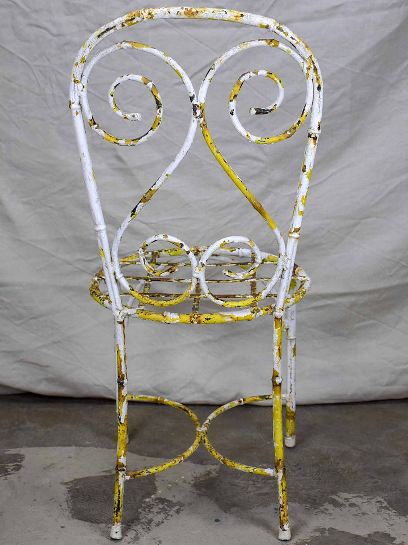 Five French garden chairs - 1940's