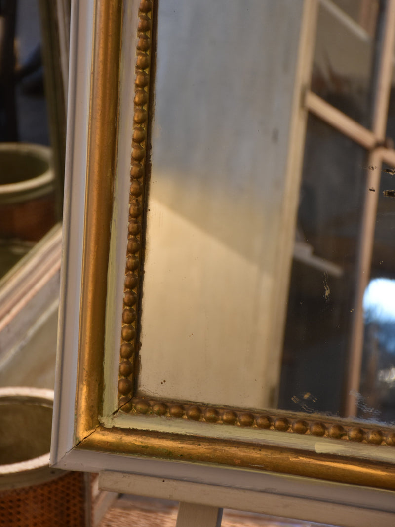 Grey and gold French Louis Philippe mirror – 1850’s